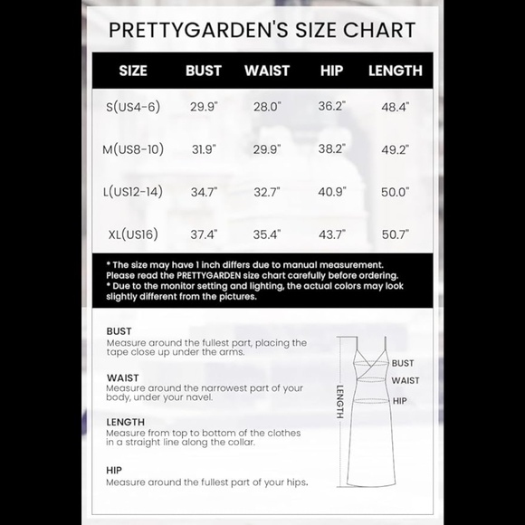 NWT PrettyGarden Black Cocktail Party Maxi Dress Size XL - Picture 3 of 7